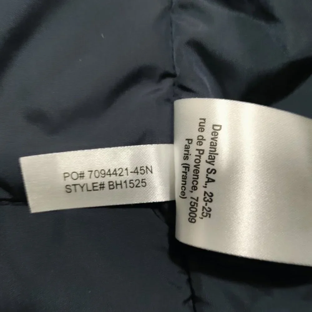 Lacoste Mens Blue Repellant Over Coat  Zip Away Hood BH1525 XL - Picture 16 of 16